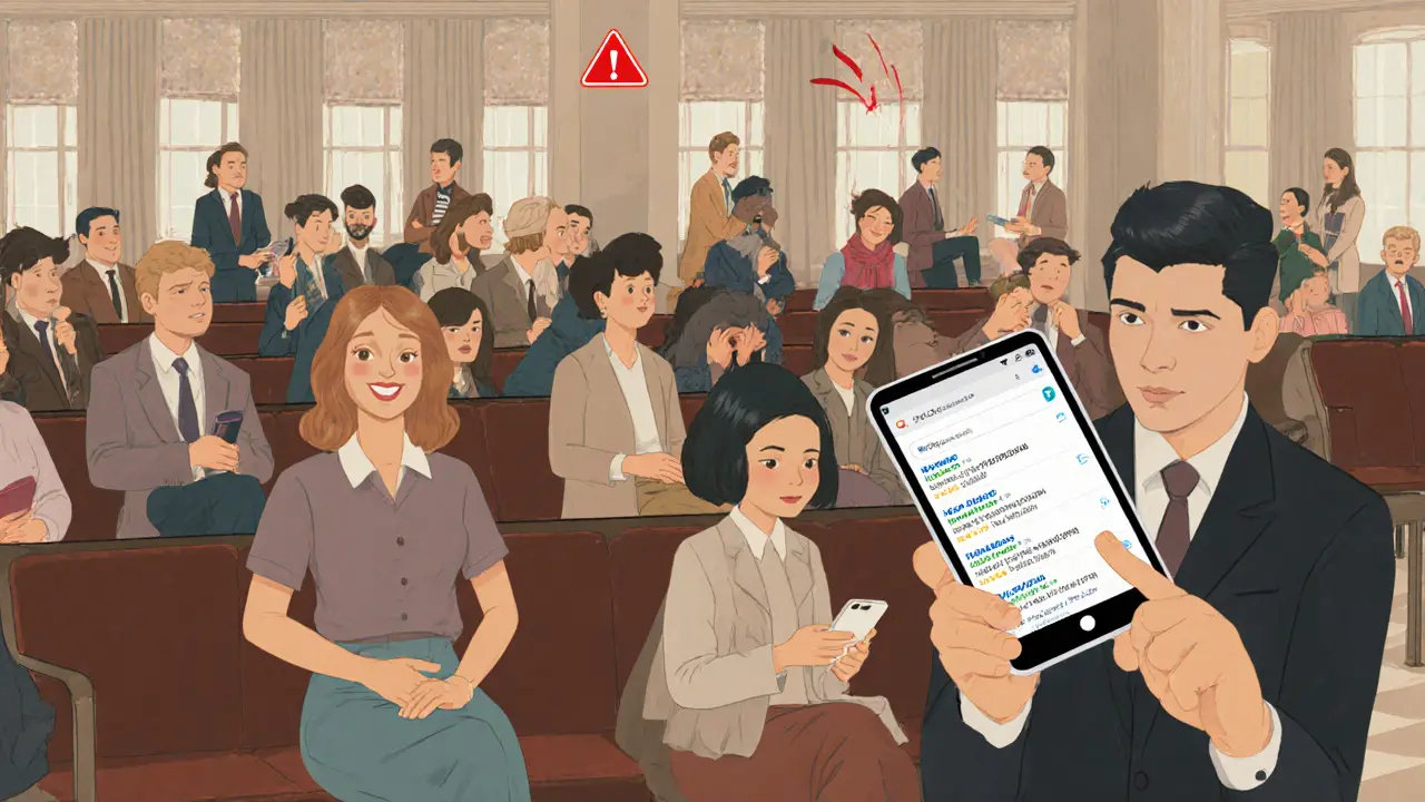 Женщина радуется одобрению кредита, рядом мужчина с тревожным взглядом смотрит на телефон с поисковым запросом.