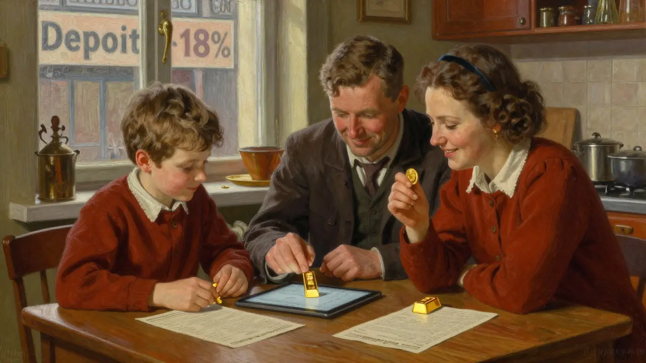 Вклады в золоте и драгоценных металлах: почему это выгодная альтернатива банковским депозитам в 2025 году