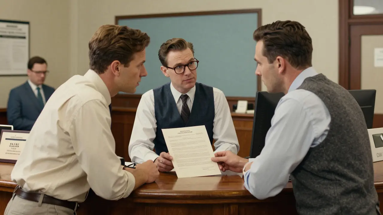 Клиент обсуждает условия продажи залогового авто с сотрудником банка